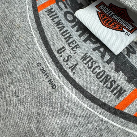 Harley Davidson XL Black Crewneck Sweatshirt - Picture 5 of 6